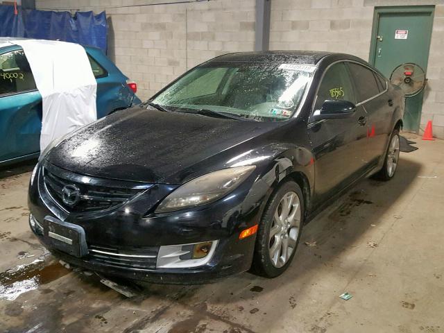 1YVHZ8CB3A5M36313 - 2010 MAZDA 6 S BLACK photo 2