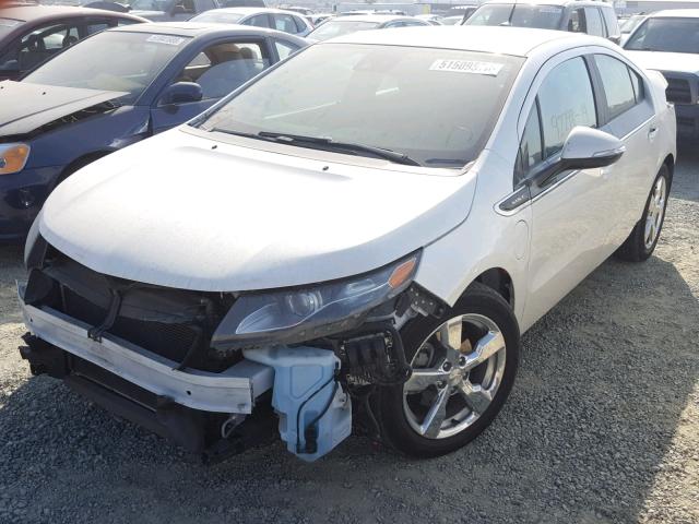 1G1RH6E48EU150137 - 2014 CHEVROLET VOLT WHITE photo 2