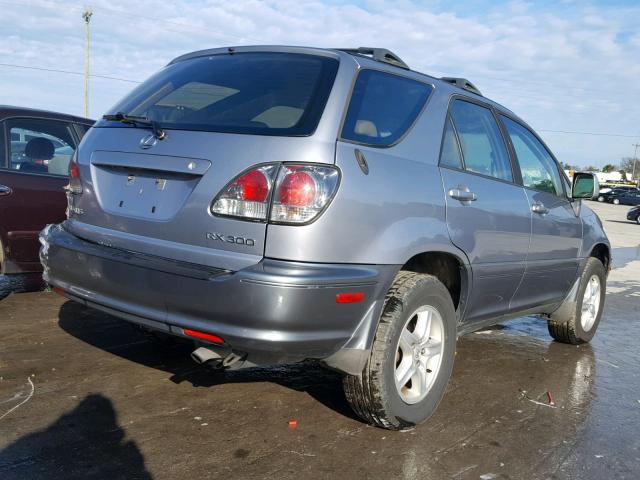 JTJGF10U720126586 - 2002 LEXUS RX 300 SILVER photo 4