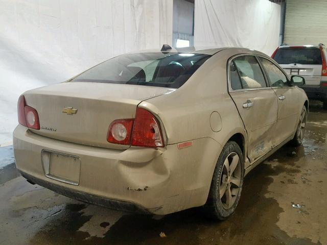 1G1ZC5E04CF184762 - 2012 CHEVROLET MALIBU 1LT TAN photo 4