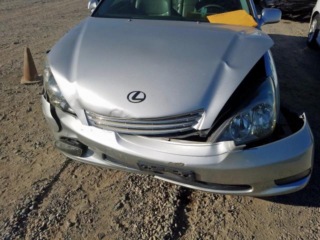 JTHBF30GX30099323 - 2003 LEXUS ES 300 SILVER photo 9