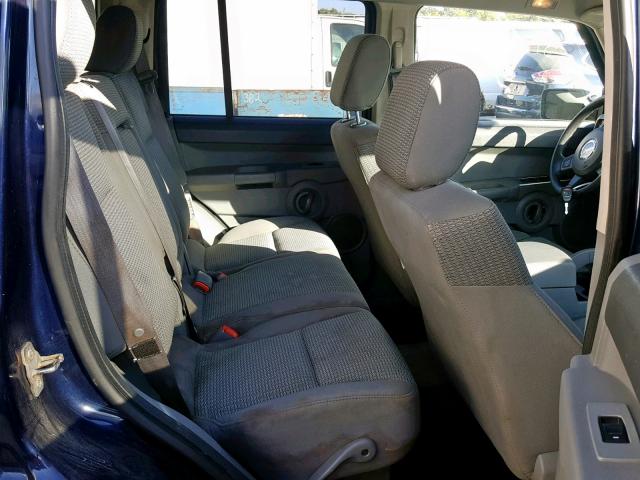 1J8HG48N46C219369 - 2006 JEEP COMMANDER ლურჯი ფოტო 6