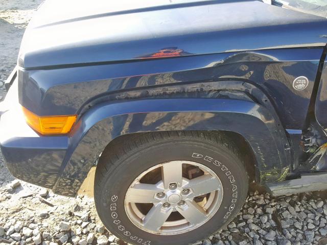 1J8HG48N46C219369 - 2006 JEEP COMMANDER ლურჯი ფოტო 9