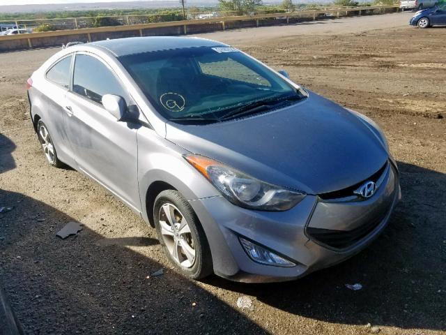 KMHDH6AE4DU011178 - 2013 HYUNDAI ELANTRA CO BLUE photo 1