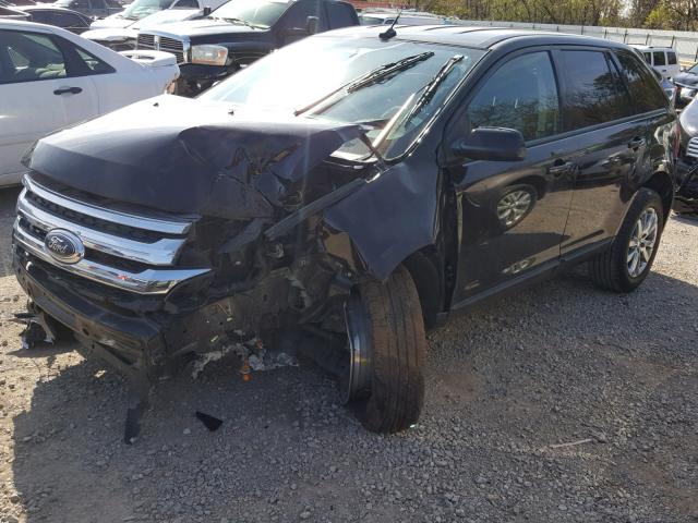 2FMDK3JC0DBB17258 - 2013 FORD EDGE SEL BLACK photo 2