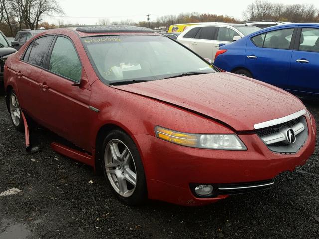 19UUA66247A027993 - 2007 ACURA TL RED photo 1