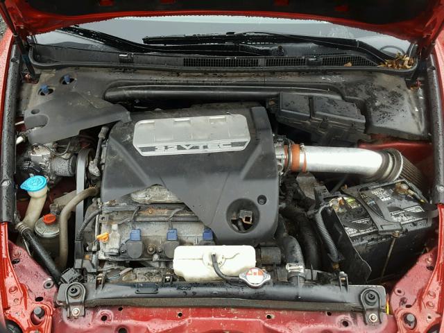 19UUA66247A027993 - 2007 ACURA TL RED photo 7