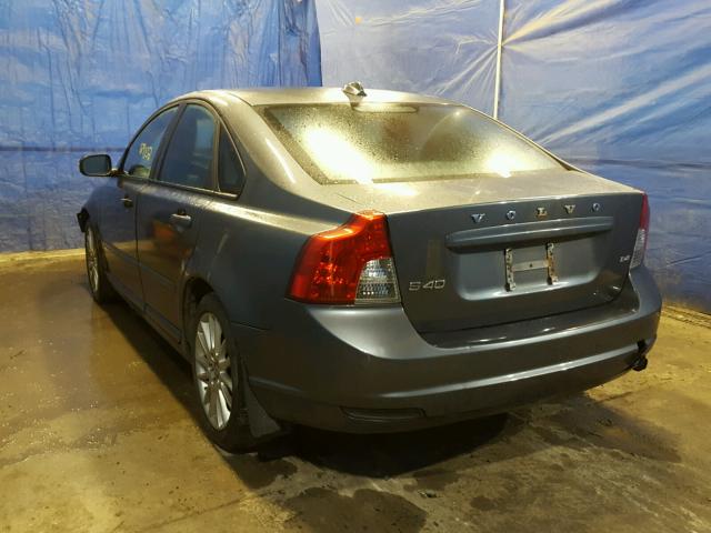 YV1390MS9A2491571 - 2010 VOLVO S40 2.4I GRAY photo 3