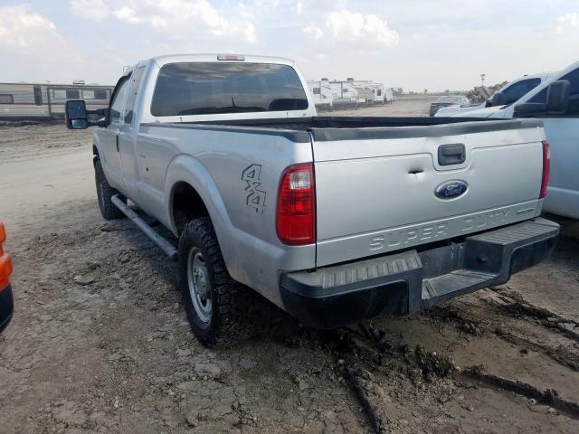 1FT8X3B60DEA63738 - 2013 FORD F350 SUPER SILVER photo 3