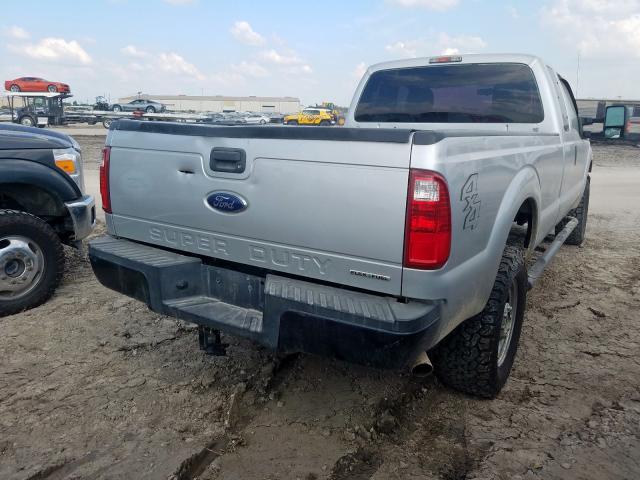 1FT8X3B60DEA63738 - 2013 FORD F350 SUPER SILVER photo 4