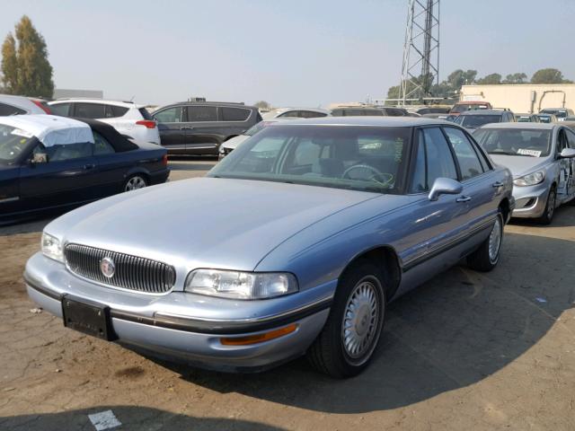 1G4HP52K8VH568351 - 1997 BUICK LESABRE CU BLUE photo 2