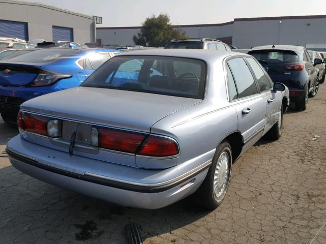 1G4HP52K8VH568351 - 1997 BUICK LESABRE CU BLUE photo 4