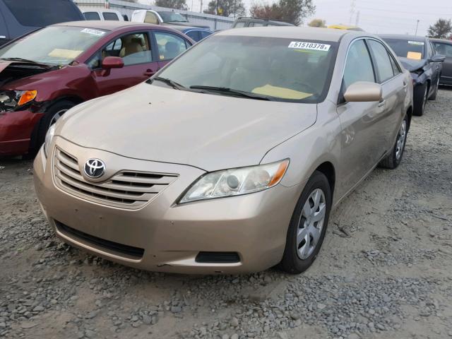 4T4BE46K89R056477 - 2009 TOYOTA CAMRY BASE GOLD photo 2