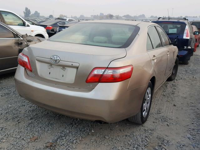 4T4BE46K89R056477 - 2009 TOYOTA CAMRY BASE GOLD photo 4