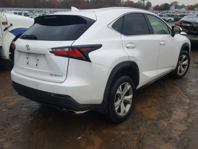 JTJBARBZ6H2116449 - 2017 LEXUS NX 200T WHITE photo 4