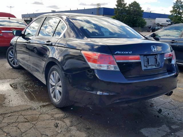 1HGCP2F75CA152302 - 2012 HONDA ACCORD EX 黑色 照片 3