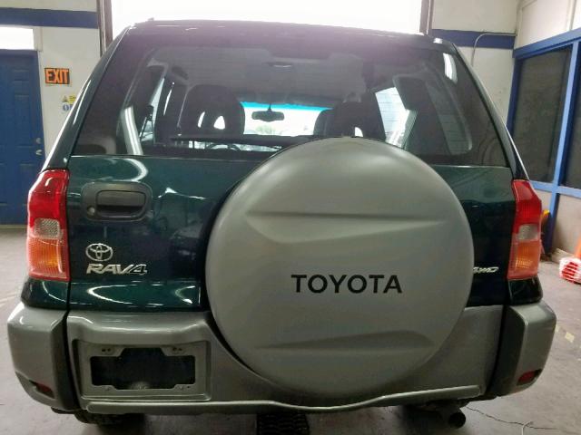 JTEHH20V930249206 - 2003 TOYOTA RAV4 GREEN photo 10