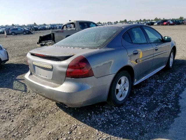2G2WP552571225496 - 2007 PONTIAC GRAND PRIX SILVER photo 4