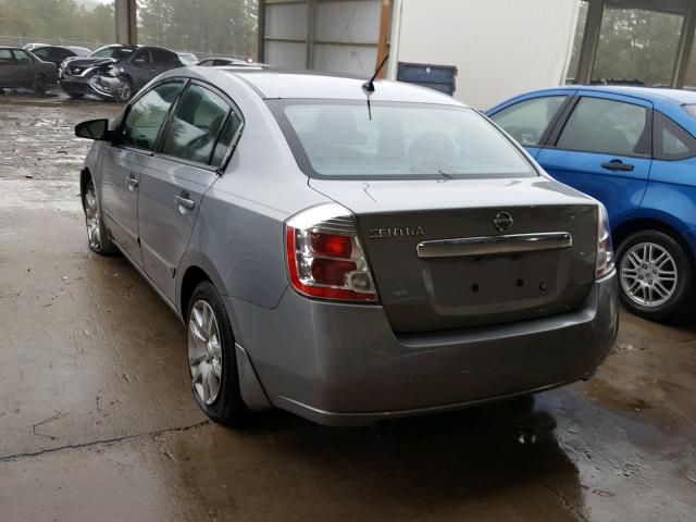 3N1AB6AP5AL632819 - 2010 NISSAN SENTRA 2.0 GRAY photo 3