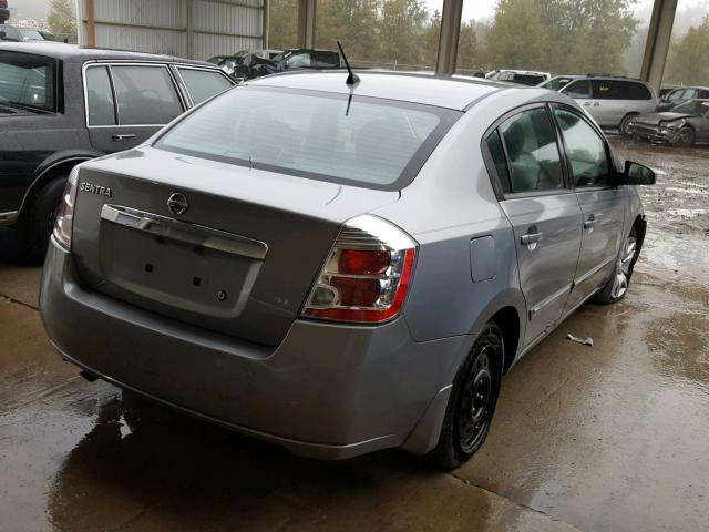 3N1AB6AP5AL632819 - 2010 NISSAN SENTRA 2.0 GRAY photo 4