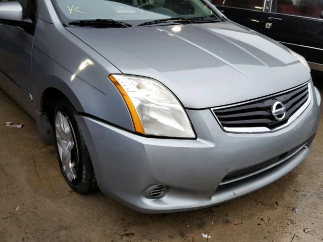 3N1AB6AP5AL632819 - 2010 NISSAN SENTRA 2.0 GRAY photo 9