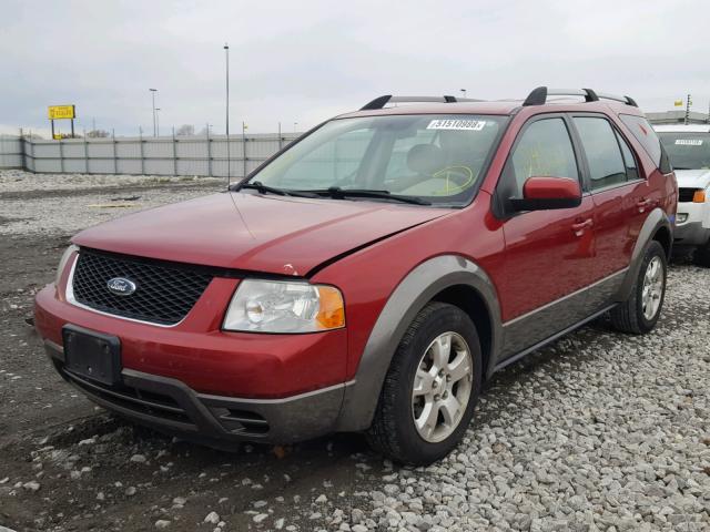 1FMDK02177GA18347 - 2007 FORD FREESTYLE RED photo 2