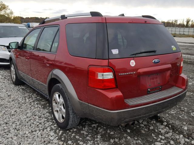 1FMDK02177GA18347 - 2007 FORD FREESTYLE RED photo 3