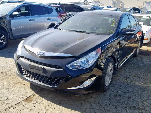 KMHEC4A46DA095973 - 2013 HYUNDAI SONATA HYB BLACK photo 2