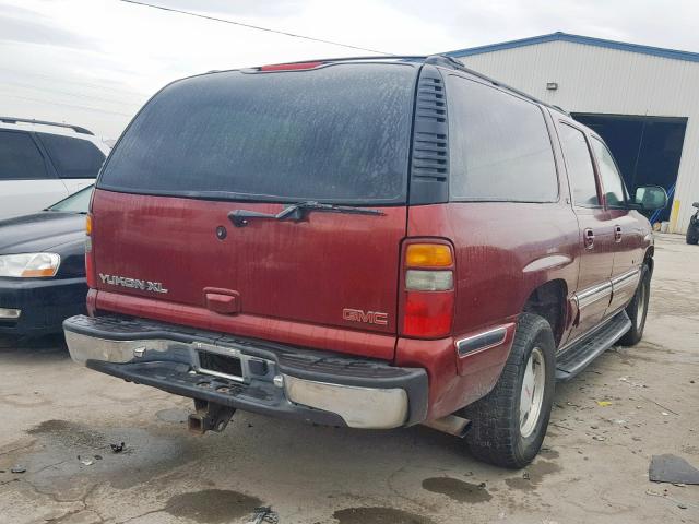 1GKFK16T81J287230 - 2001 GMC YUKON XL K RED photo 4