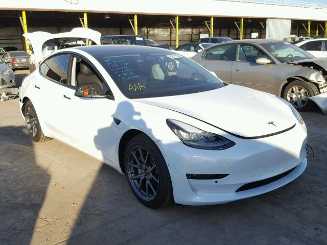 5YJ3E1EB0JF067053 - 2018 TESLA MODEL 3 WHITE photo 1