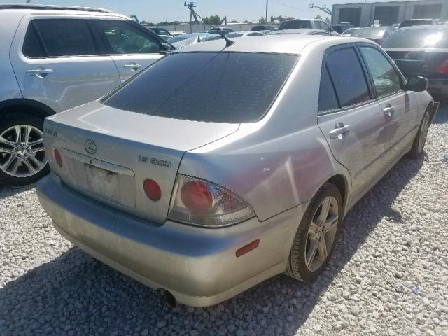 JTHBD192420034919 - 2002 LEXUS IS 300 SILVER photo 4