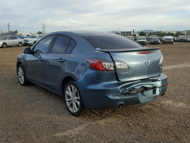 JM1BL1S61A1113927 - 2010 MAZDA 3 S BLUE photo 3