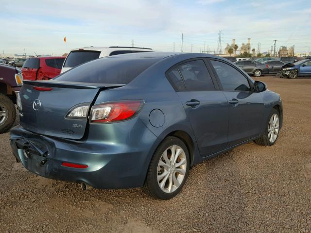 JM1BL1S61A1113927 - 2010 MAZDA 3 S BLUE photo 4