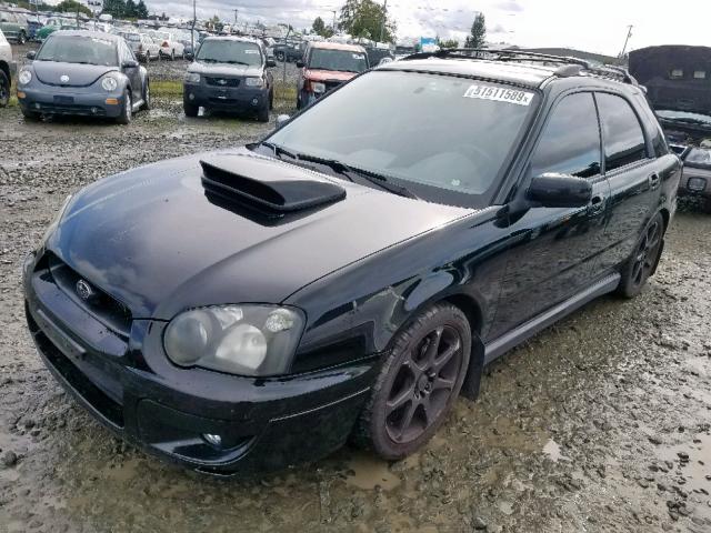 JF1GG29644G820887 - 2004 SUBARU IMPREZA WR BLACK photo 2