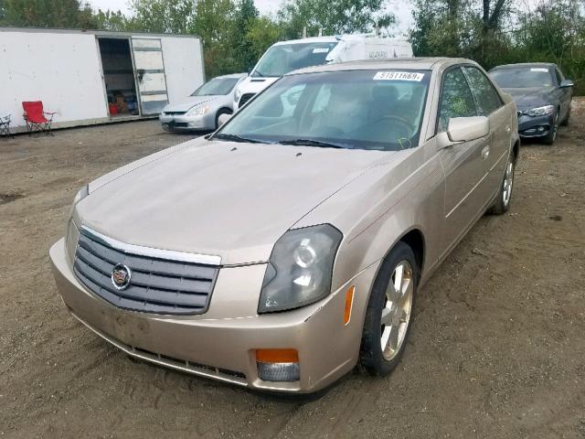 1G6DP567950176425 - 2005 CADILLAC CTS HI FEA GOLD photo 2