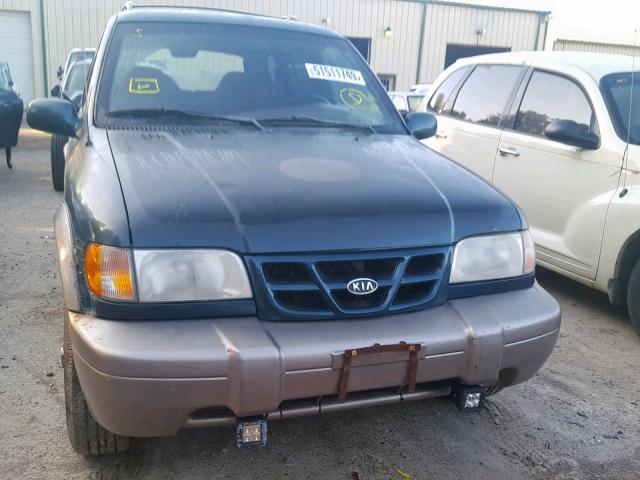 KNDJA723015063072 - 2001 KIA SPORTAGE GRAY photo 9