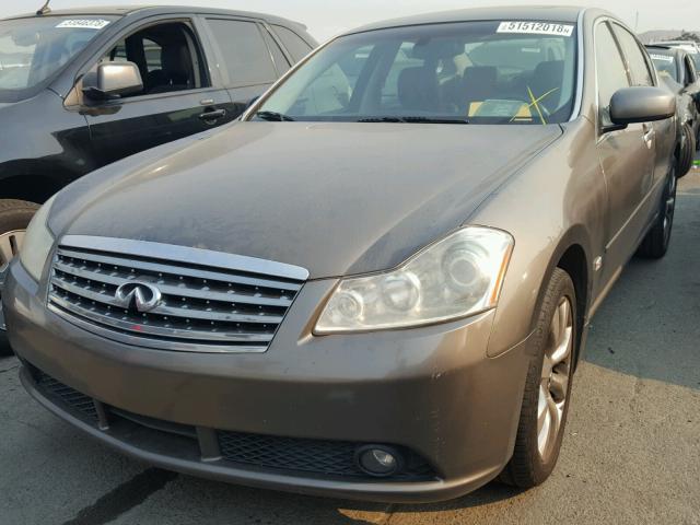 JNKAY01F07M458428 - 2007 INFINITI M35 BASE GRAY photo 2