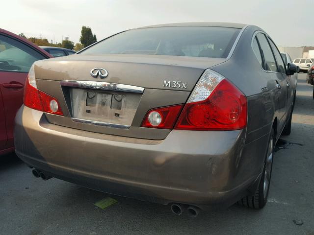 JNKAY01F07M458428 - 2007 INFINITI M35 BASE GRAY photo 4