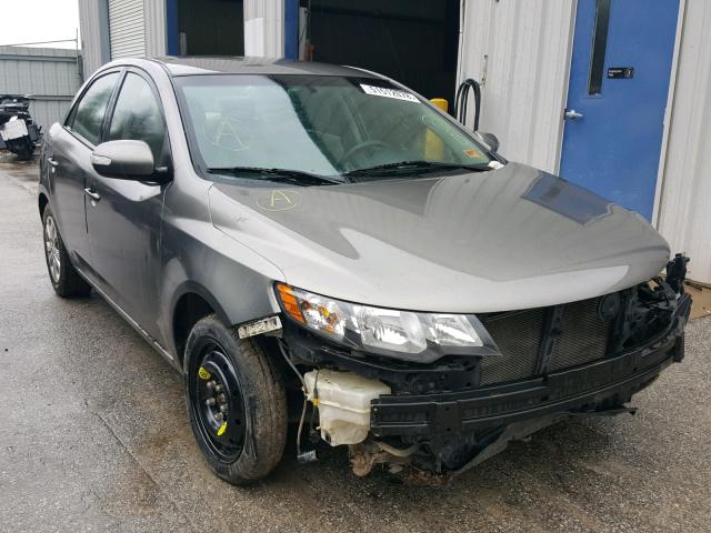 KNAFU4A21A5844247 - 2010 KIA FORTE EX GRAY photo 1