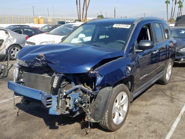 1C4NJCBB9CD639851 - 2012 JEEP COMPASS SP BLUE photo 2