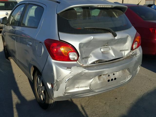 ML32A3HJ6EH003100 - 2014 MITSUBISHI MIRAGE DE SILVER photo 9