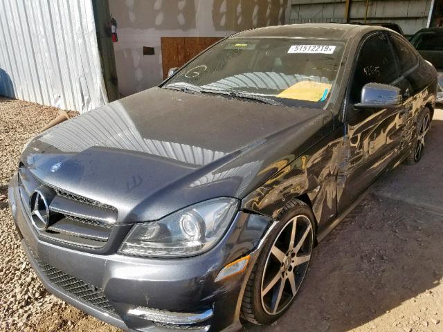 WDDGJ4HB7FG353060 - 2015 MERCEDES-BENZ C 250 GRAY photo 2