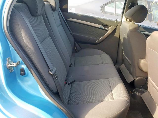 KL1TD56627B140437 - 2007 CHEVROLET AVEO BASE Көк фото 6