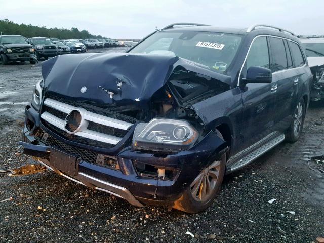 4JGDF6EE5FA517980 - 2015 MERCEDES-BENZ GL 450 4MA BLUE photo 2