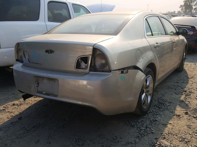 1G1ZC5EB5AF179956 - 2010 CHEVROLET MALIBU 1LT GOLD photo 4