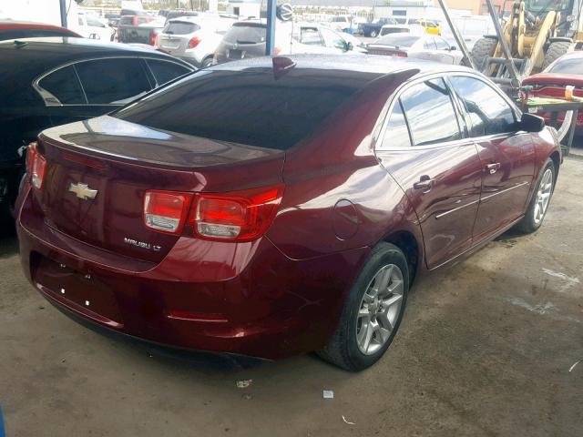 1G11C5SL8FF183632 - 2015 CHEVROLET MALIBU 1LT BURGUNDY photo 4
