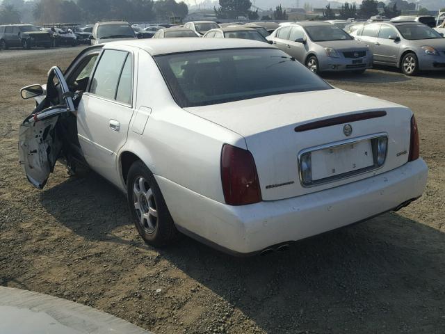 1G6KE57Y8YU177180 - 2000 CADILLAC DEVILLE DH WHITE photo 3