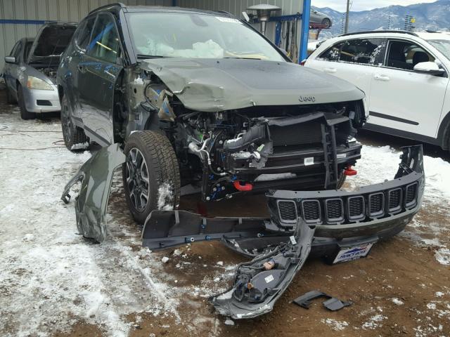 3C4NJDDB3JT456486 - 2018 JEEP COMPASS TR GREEN photo 1