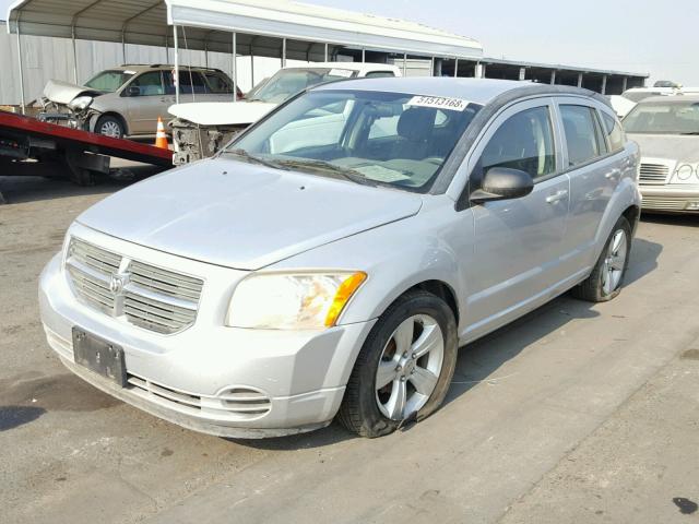 1B3CB4HAXAD550409 - 2010 DODGE CALIBER SX SILVER photo 2