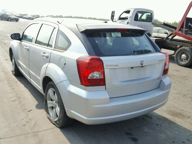 1B3CB4HAXAD550409 - 2010 DODGE CALIBER SX SILVER photo 3